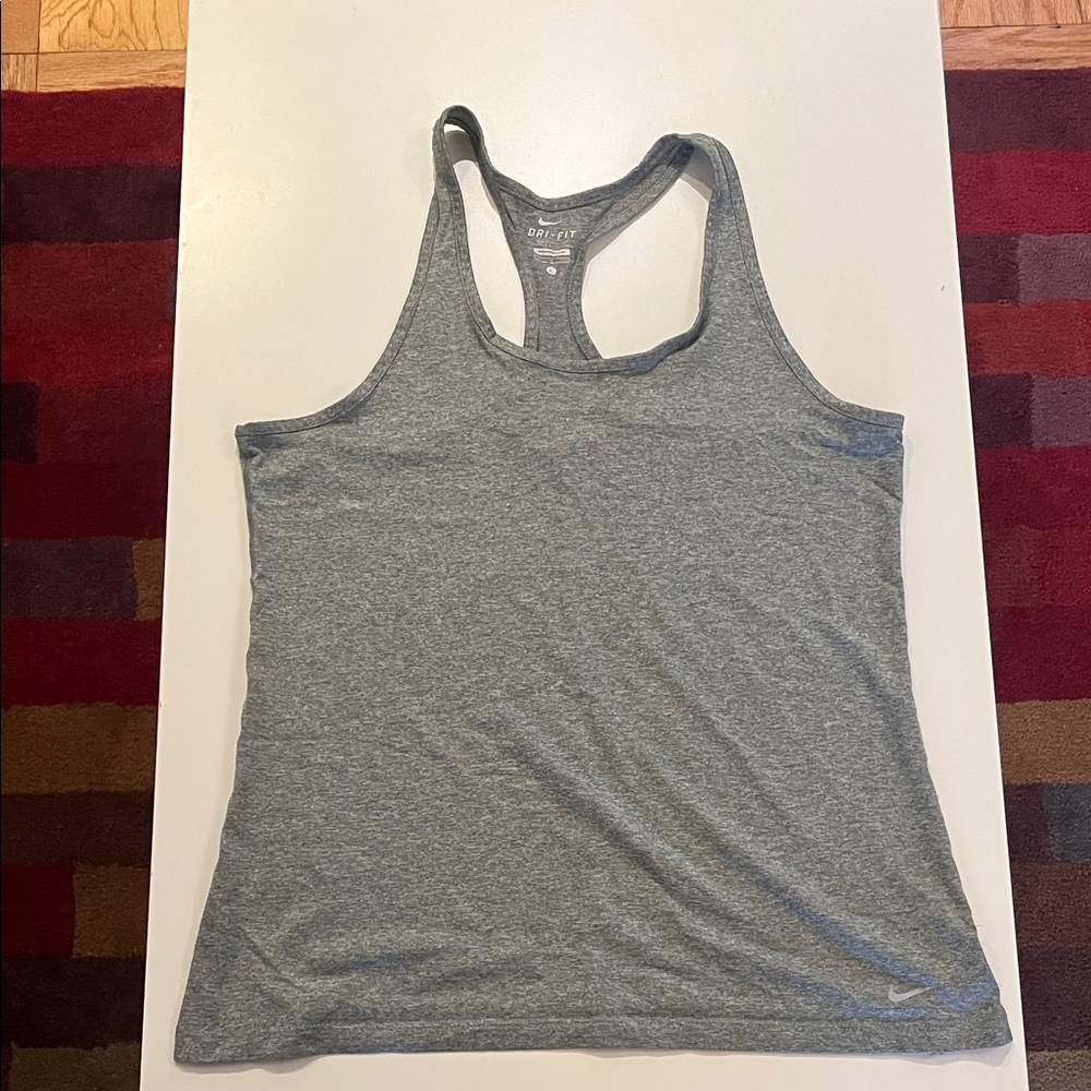 Nike Women's Heather Gray Tank Top